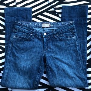 PAIGE JEANS | Wide Cuff Crop Jeans